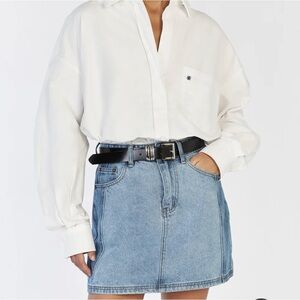 DISSH DALE 2 TONE DENIM SKIRT